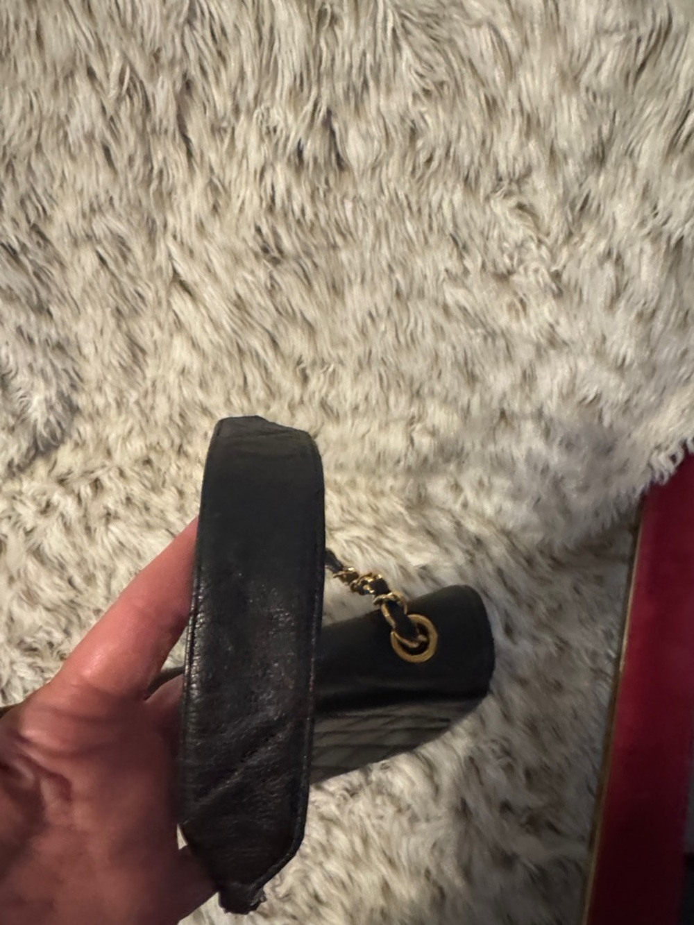 Final price🔥Vintage Black Quilted Shoulder Bag with Gold Chain Strap - Chanel - Picture 5 of 17